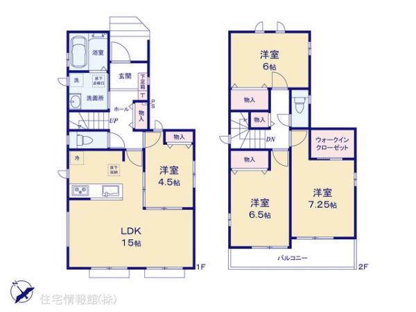 新築戸建 千葉県船橋市三山４丁目6-4 京成松戸線薬園台駅 3,590万円