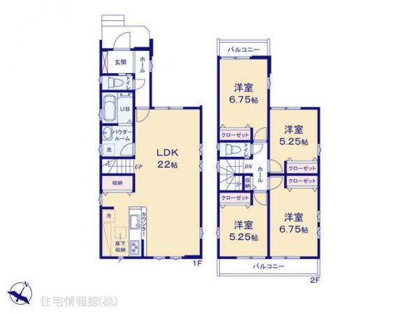 新築戸建 埼玉県ふじみ野市旭１丁目19-2 東武東上線ふじみ野駅 5,599万円