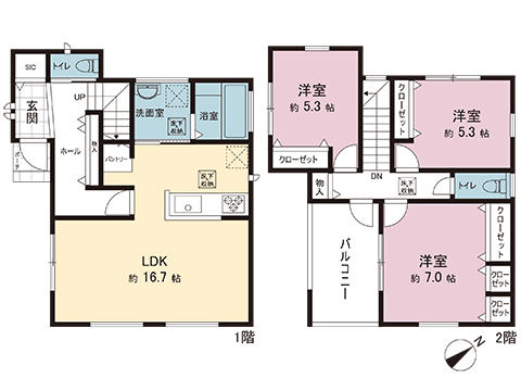 新築戸建 平塚市東真土３丁目 JR東海道本線(東京〜熱海)平塚駅 3,480万円