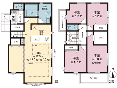 新築戸建 町田市金森東４丁目 JR横浜線成瀬駅 7,498万円