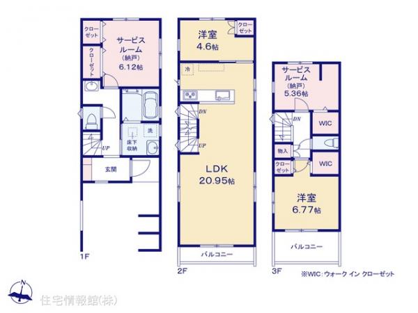 新築戸建 千葉県市川市香取１丁目10-13 東西線行徳駅 6,080万円