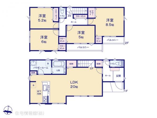 新築戸建 神奈川県横浜市泉区新橋町 相鉄いずみ野線弥生台駅 6,199万円