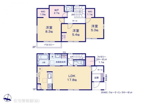 新築戸建 千葉県流山市大字南185-8 東武野田線初石駅 3,830万円