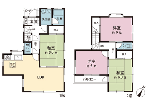 中古戸建 越谷市神明町２丁目 東武伊勢崎線北越谷駅 2,699万円