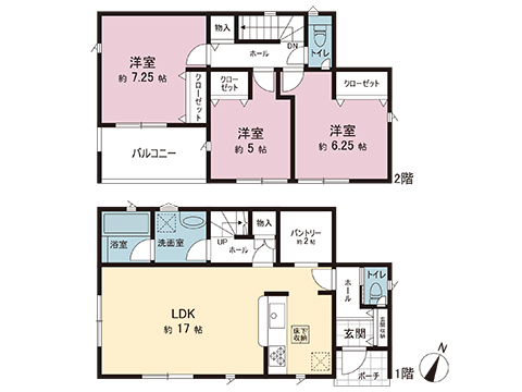 新築戸建 町田市大蔵町 小田急線鶴川駅 4,250万円