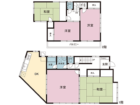 中古戸建 中郡二宮町富士見が丘２丁目 JR東海道本線(東京〜熱海)二宮駅 1,450万円