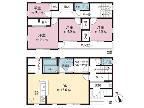 新築戸建 春日部市大枝 東武伊勢崎線せんげん台駅 3,580万円