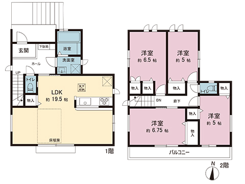 新築戸建 横浜市金沢区六浦南１丁目 京急逗子線六浦駅 5,198万円