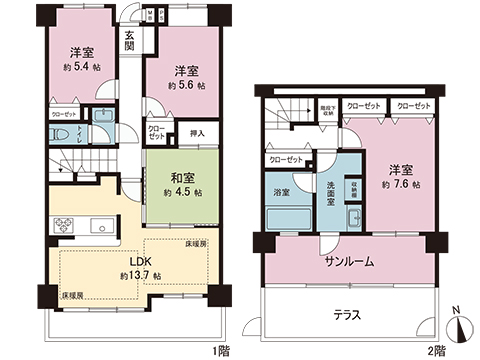 中古マンション 厚木市戸室２丁目 小田急線本厚木駅 2,180万円