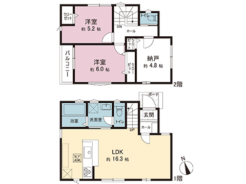 新築戸建 東久留米市前沢４丁目 西武新宿線花小金井駅 3,880万円