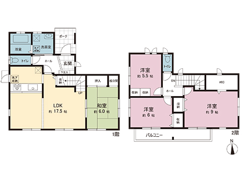 中古戸建 木更津市羽鳥野２丁目 JR久留里線祇園駅 2,480万円