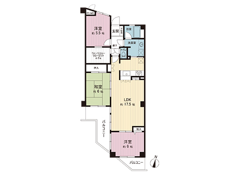 中古マンション 川崎市麻生区東百合丘３丁目 小田急多摩線新百合ヶ丘駅 1,780万円