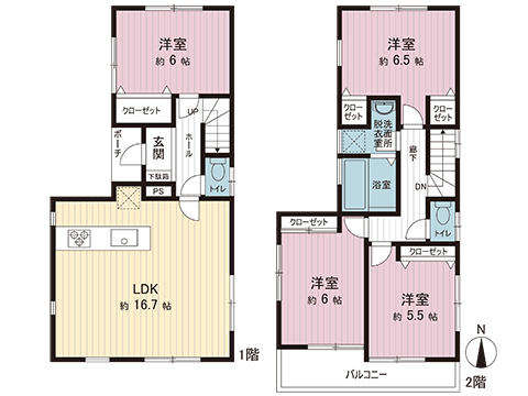中古戸建 平塚市東真土４丁目 JR相模線寒川駅 2,799万円