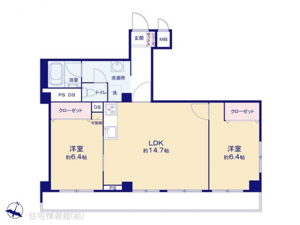 中古マンション 神奈川県横浜市鶴見区北寺尾５丁目6-17 JR京浜東北線鶴見駅 1,980万円