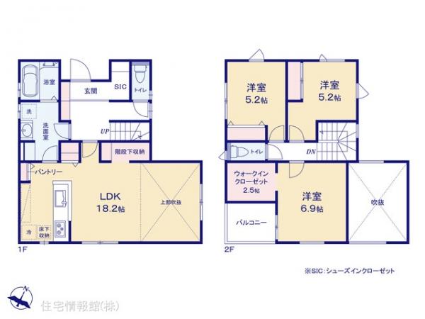 新築戸建 千葉県千葉市若葉区加曽利町1037-27 千葉都市モノレール桜木駅 3,598万円