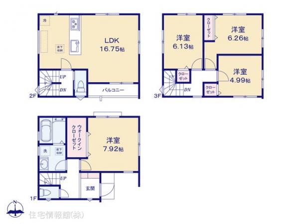 新築戸建 千葉県浦安市当代島３丁目14-12 東西線浦安駅 6,680万円
