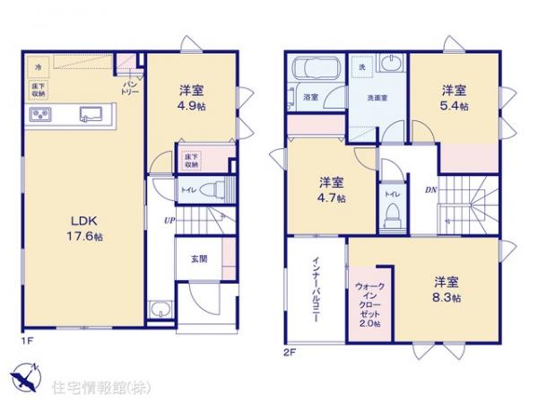 新築戸建 千葉県船橋市前原西８丁目552-70 京成松戸線前原駅 4,980万円
