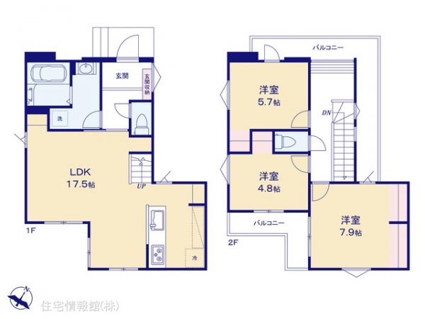 新築戸建 千葉県流山市東初石１丁目66-27 東武野田線江戸川台駅 4,280万円