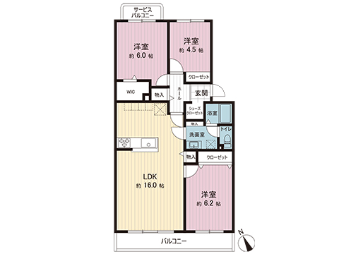 星が丘ハイム 間取り図