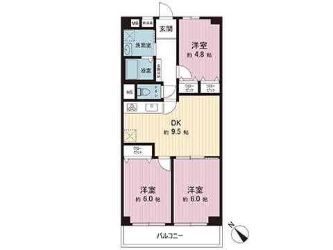 中古マンション 大和市つきみ野８丁目 東急田園都市線つきみ野駅 2,090万円
