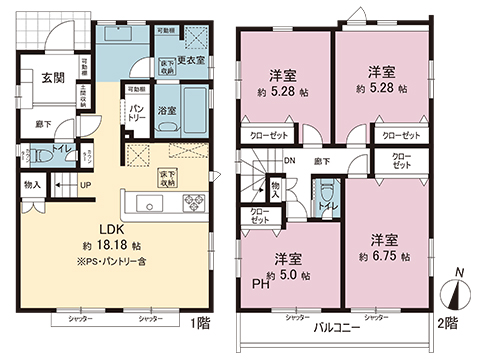 新築戸建 茅ヶ崎市東海岸南６丁目 JR東海道本線(東京〜熱海)茅ヶ崎駅 6,580万円
