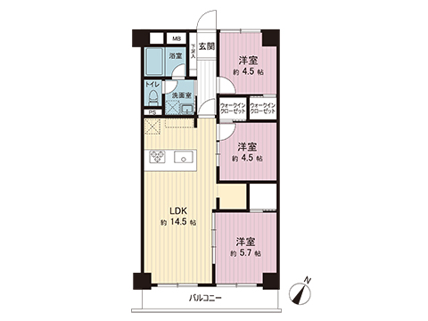 中古マンション 平塚市宝町 JR東海道本線(東京〜熱海)平塚駅 2,580万円