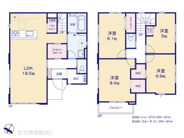 新築戸建 千葉県松戸市大金平４丁目256 総武流山電鉄線小金城趾駅 5,448万円