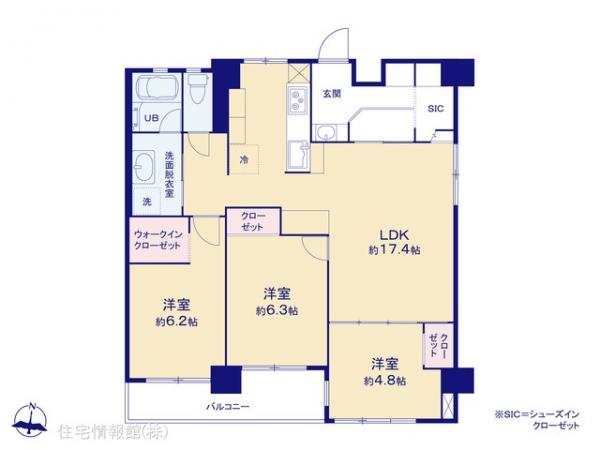 中古マンション 神奈川県横浜市港南区野庭町634 横浜市営地下鉄ブルーライン上永谷駅 2,330万円