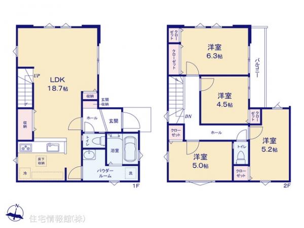 新築戸建 埼玉県草加市八幡町821-11 東武伊勢崎線新田駅 4,899万円