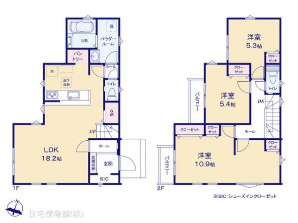 新築戸建 埼玉県さいたま市大宮区大成町２丁目477-1 埼玉新都市交通伊奈線鉄道博物館駅 6,099万円