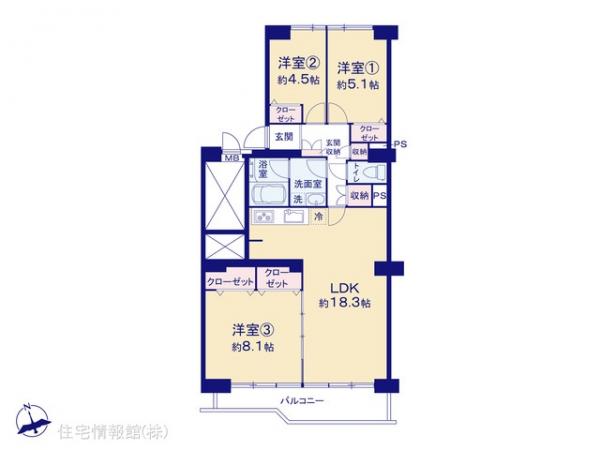 中古マンション 神奈川県横浜市港北区下田町４丁目2 横浜市営地下鉄グリーンライン日吉本町駅 3,299万円