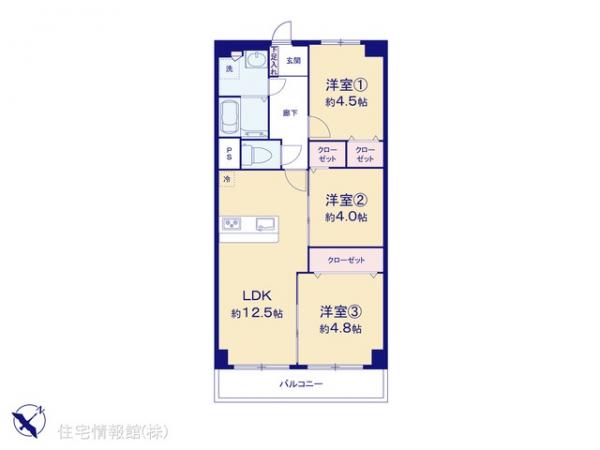 中古マンション 埼玉県和光市白子２丁目9-25 有楽町線地下鉄成増駅 2,880万円