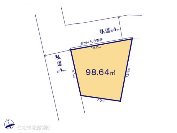 土地 千葉県船橋市行田１丁目329-15 東武野田線塚田駅 3,900万円
