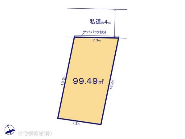 土地 千葉県船橋市行田１丁目329-15 東武野田線塚田駅 3,750万円