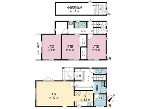 新築戸建 高座郡寒川町岡田２丁目 JR相模線寒川駅 3,330万円
