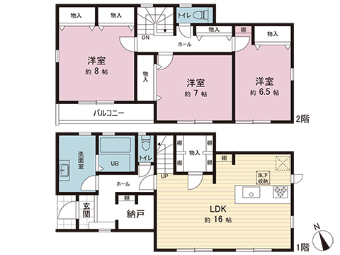 新築戸建 鎌倉市手広３丁目 湘南モノレール湘南深沢駅 5,480万円