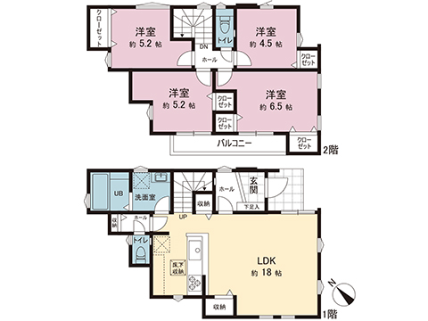 新築戸建 茅ヶ崎市今宿 JR東海道本線(東京〜熱海)茅ヶ崎駅 3,299万円