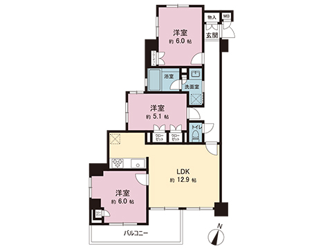 中古マンション 町田市鶴間８丁目 東急田園都市線南町田グランベリーパーク駅 4,580万円