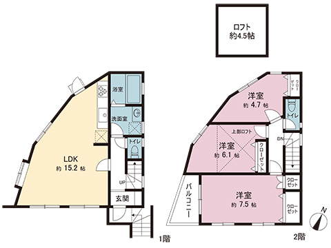 中古戸建 藤沢市城南１丁目 JR東海道本線(東京〜熱海)辻堂駅 4,390万円