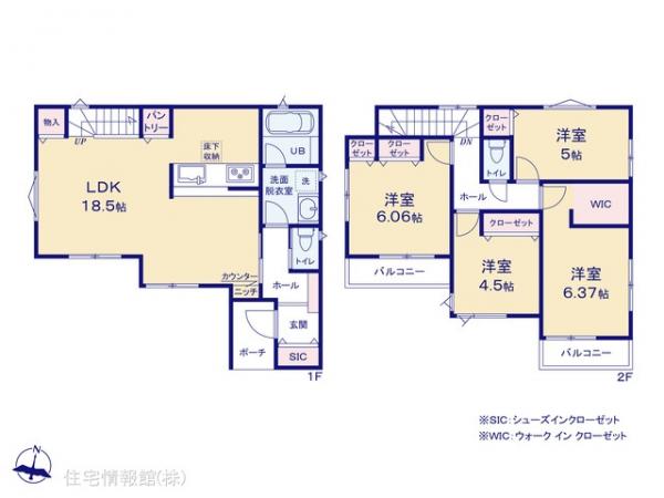新築戸建 神奈川県横浜市戸塚区汲沢４丁目21 横浜市営地下鉄ブルーライン踊場駅 4,280万円