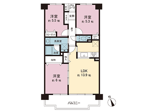 中古マンション 市原市八幡 JR内房線浜野駅 2,380万円