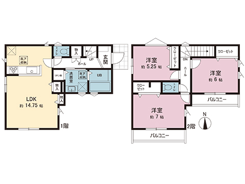 新築戸建 横須賀市ハイランド５丁目 京急久里浜線京急久里浜駅 3,580万円