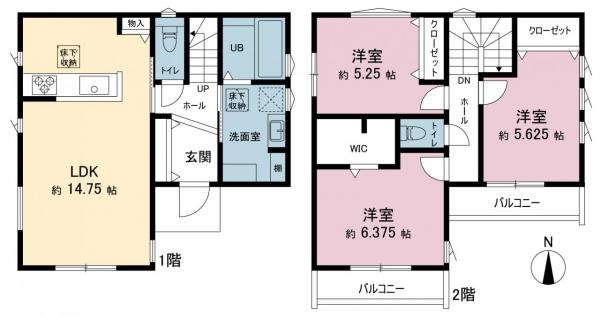 新築戸建 横須賀市ハイランド５丁目 京急久里浜線京急久里浜駅 3,480万円