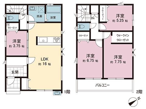 新築戸建 さいたま市見沼区大字南中丸 東武野田線大和田駅 3,890万円