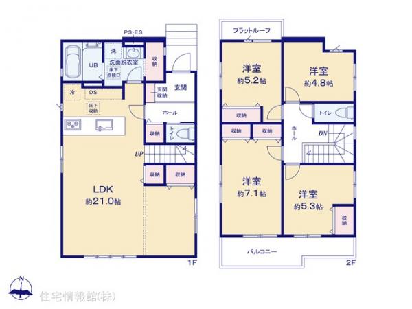 新築戸建 埼玉県川口市大字新堀317-4 日暮里・舎人ライナー見沼代親水公園駅 4,698万円