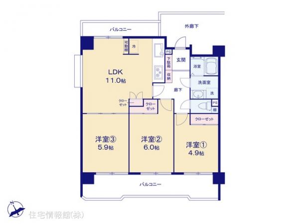 中古マンション 千葉県船橋市海神町２丁目3-17 京成本線海神駅 3,220万円