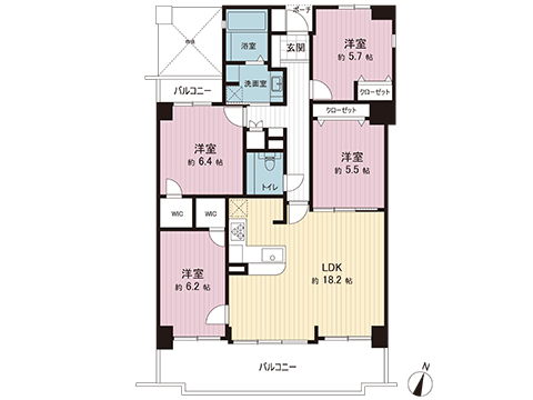 中古マンション 茅ヶ崎市今宿 JR東海道本線(東京〜熱海)茅ヶ崎駅 2,790万円