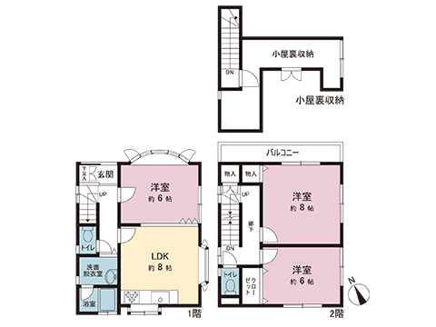 中古戸建 川崎市多摩区菅馬場１丁目 JR南武線稲田堤駅 3,790万円