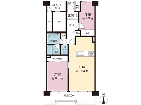 中古マンション 横浜市青葉区市ケ尾町 東急田園都市線市が尾駅 2,580万円