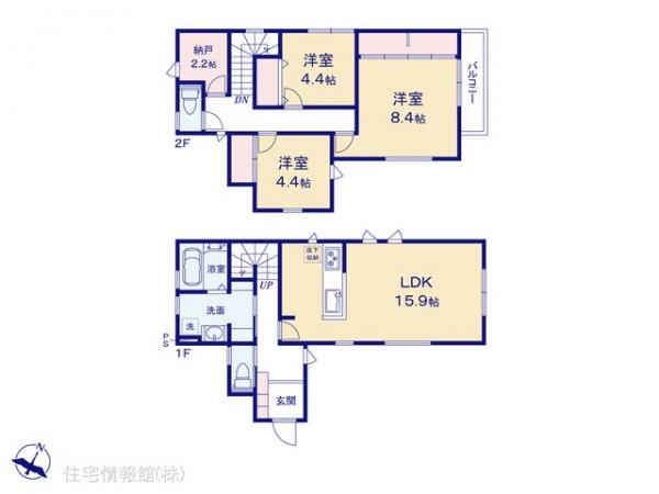 新築戸建 千葉県千葉市若葉区加曽利町1037-27 千葉都市モノレール桜木駅 3,198万円